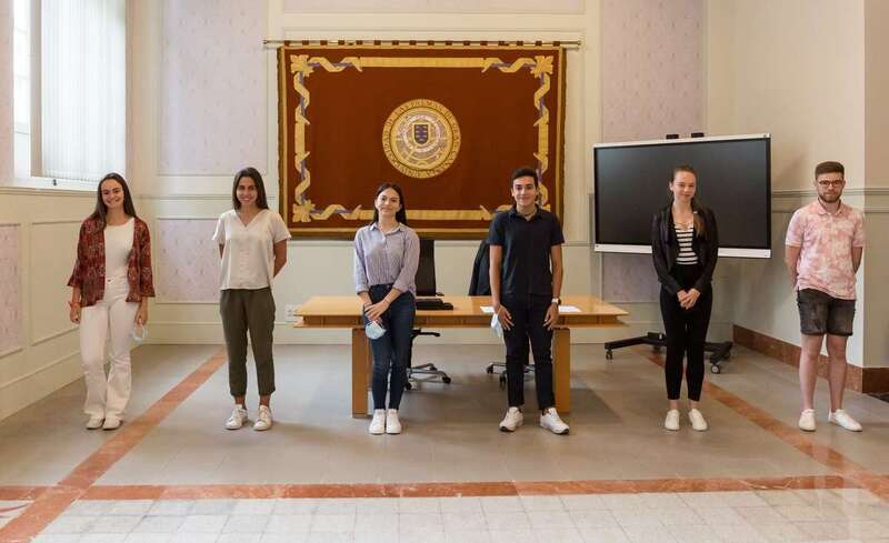 Daniel Viera, primero por la derecha (Foto TA)